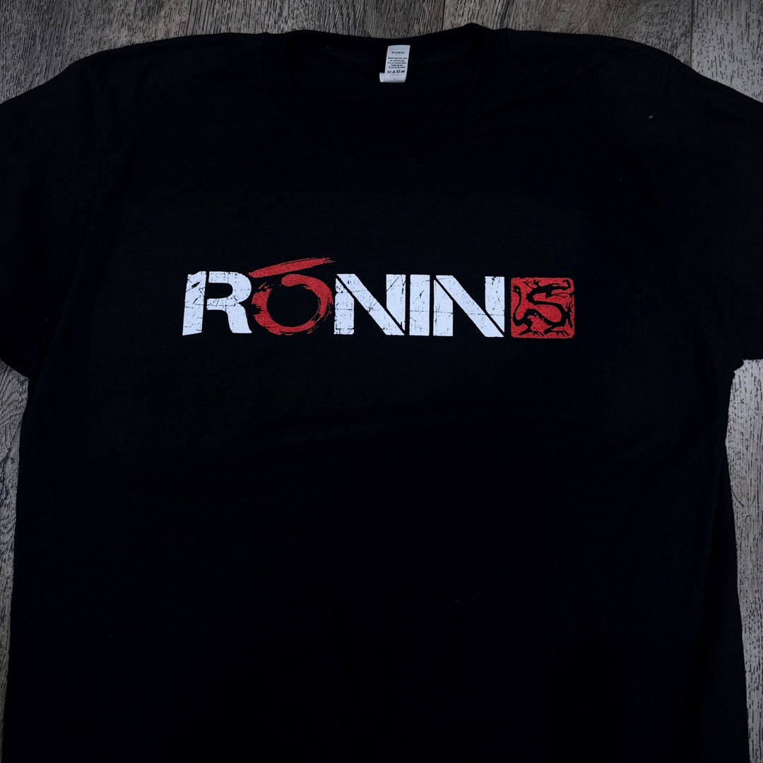 Screen printed black tee by Socal Printz